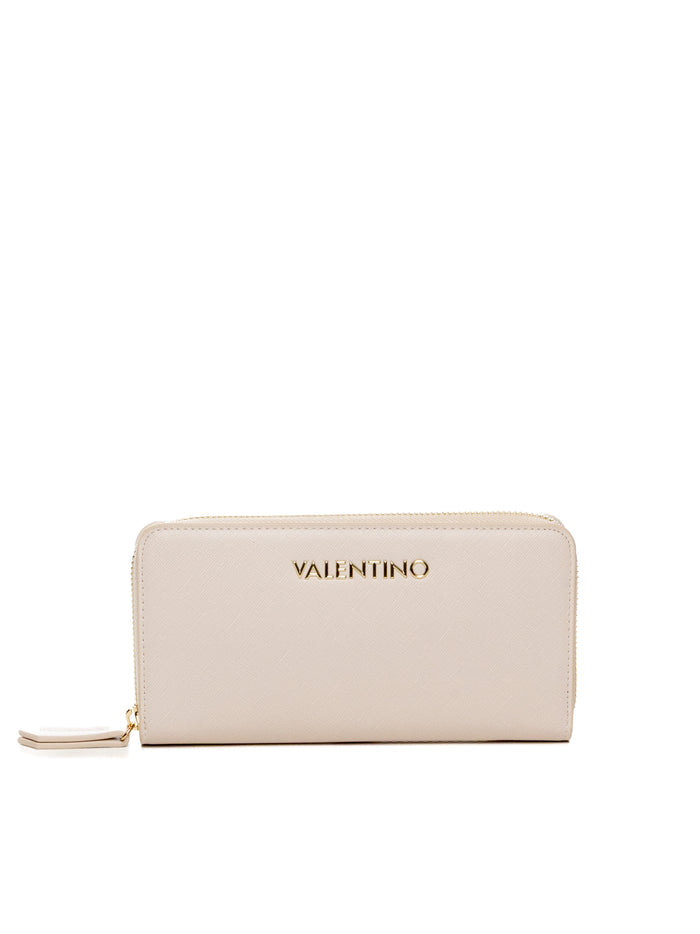 VALENTINO Portafogli pelle ecru VPS7B3155 ZERO-ECRU
