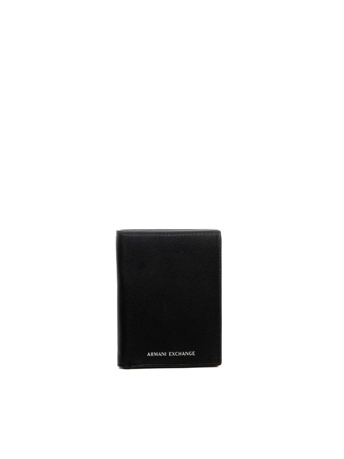 ARMANI EXCHANGE Portafogli pelle nero XM002215 AF22541-UC001