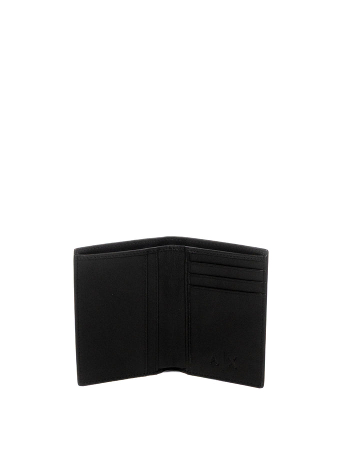 ARMANI EXCHANGE Portafogli pelle nero XM002215 AF22541-UC001