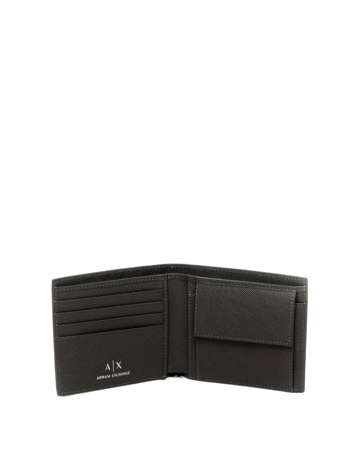 ARMANI EXCHANGE portafoglio logo marrone XM000167 AS12702-U8144