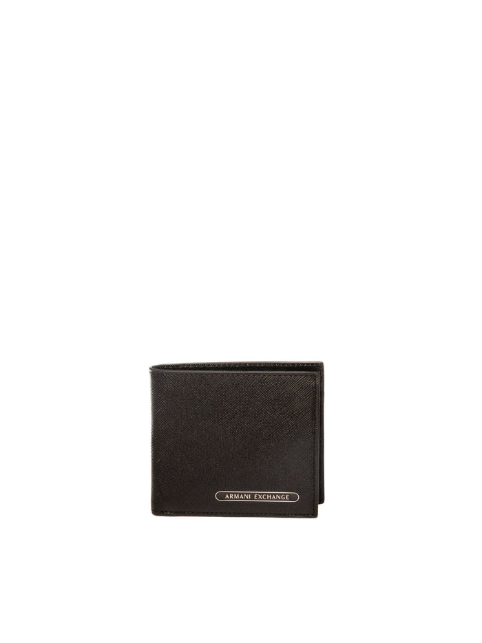 ARMANI EXCHANGE portafoglio logo nero XM000167 AF12702-UC001