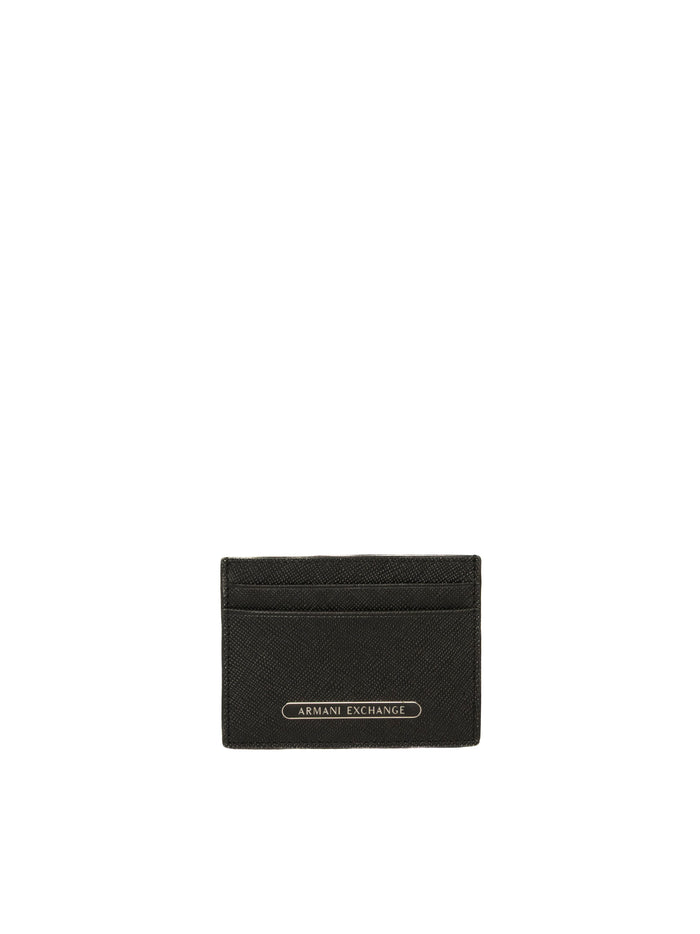 ARMANI EXCHANGE portafoglio logo nero XM000169 AF12702-UC001