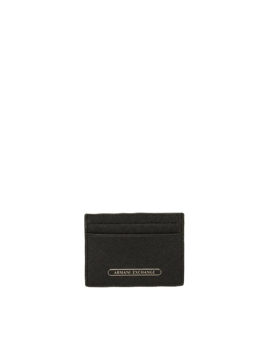 ARMANI EXCHANGE portafoglio logo nero XM000169 AF12702-UC001