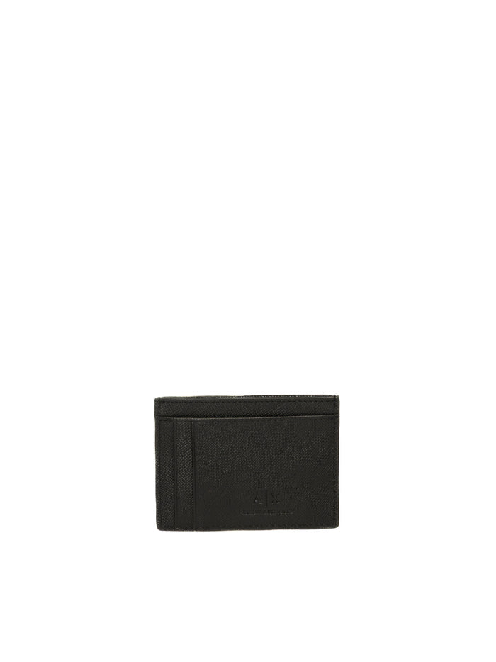 ARMANI EXCHANGE portafoglio logo nero XM000169 AF12702-UC001