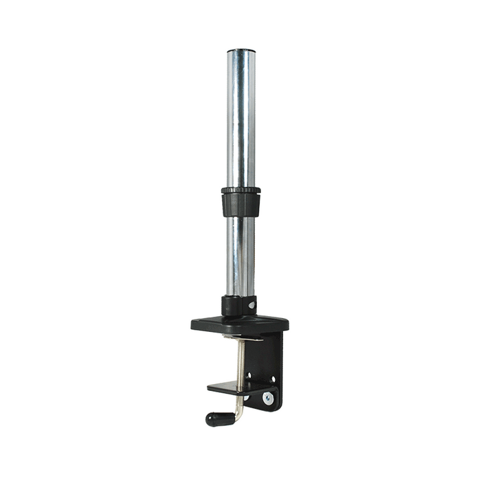 Post Table Clamp for Microscope Pneumatic Arm, Diameter 32mm, Clamp Opening 0-62mm, SKU ST02011401, three quarter front view