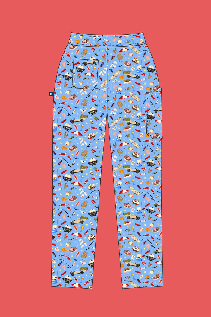 Pre-Order Chrissy Day - Women's Premium Printed Scrub Pants