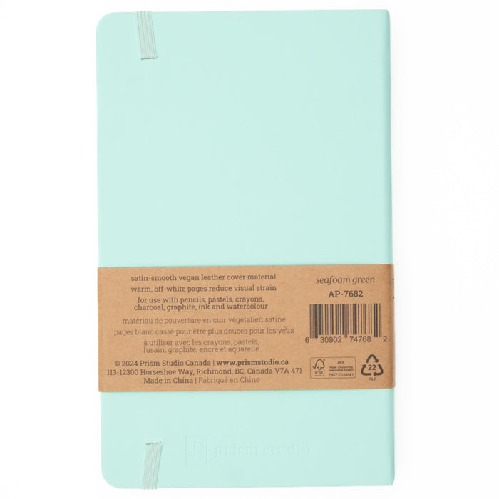 Prism - Sketch Book - 13cm x 21cm - Seafoam Green. Crafted for versatility-80 sheets acid-free, 94lb paper. At Embellish Away in Bowmanville Ontario Canada