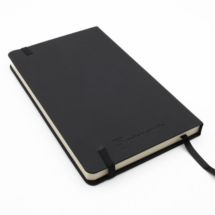Prism - Sketch Book - 13cm x 21cm - Tuxedo Black. Crafted for versatility-80 sheets acid-free, 94lb paper. At Embellish Away in Bowmanville Ontario Canada
