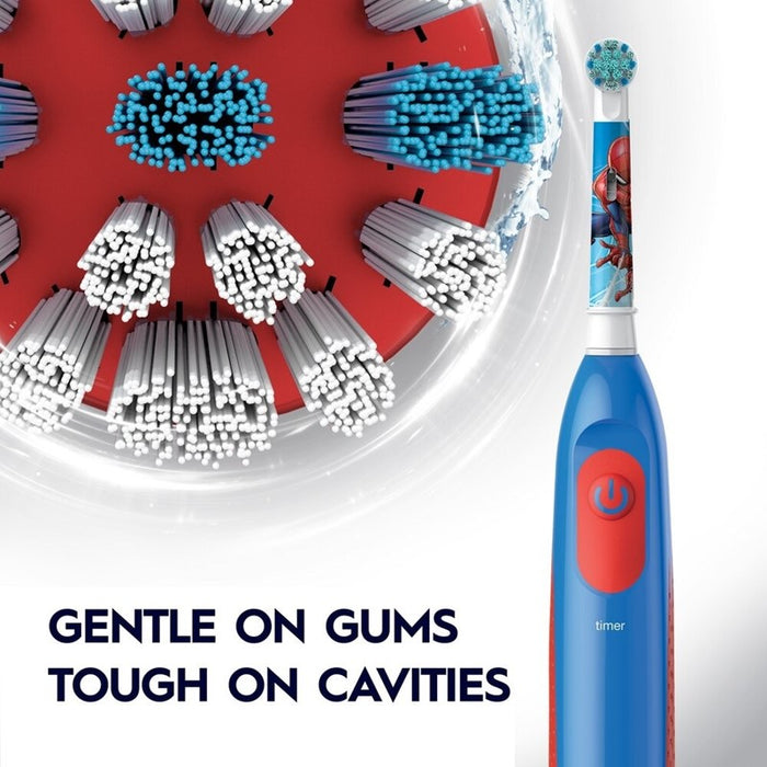 ORAL-B Pro Battery Toothbrush Kids Spiderman | Isetan KL Online Store