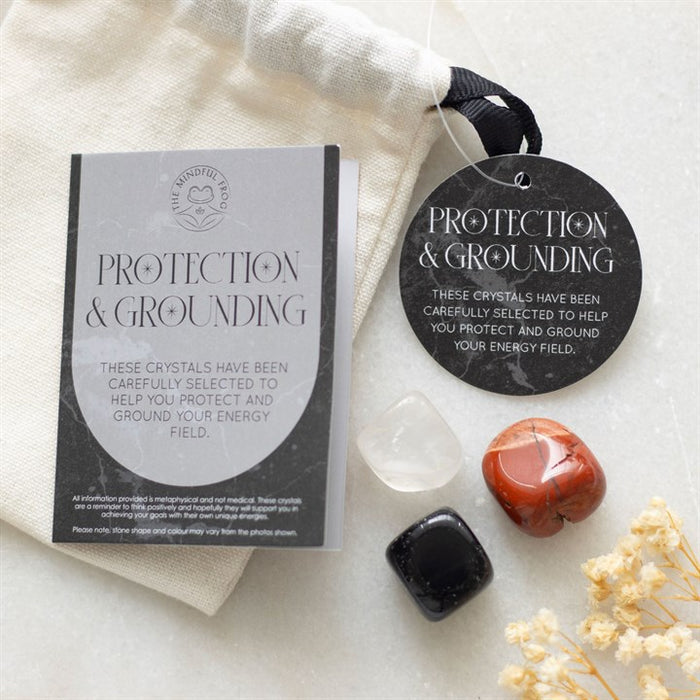 Protection & Grounding Healing Crystal Set 🇬🇧