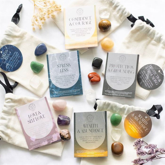 Protection & Grounding Healing Crystal Set 🇬🇧