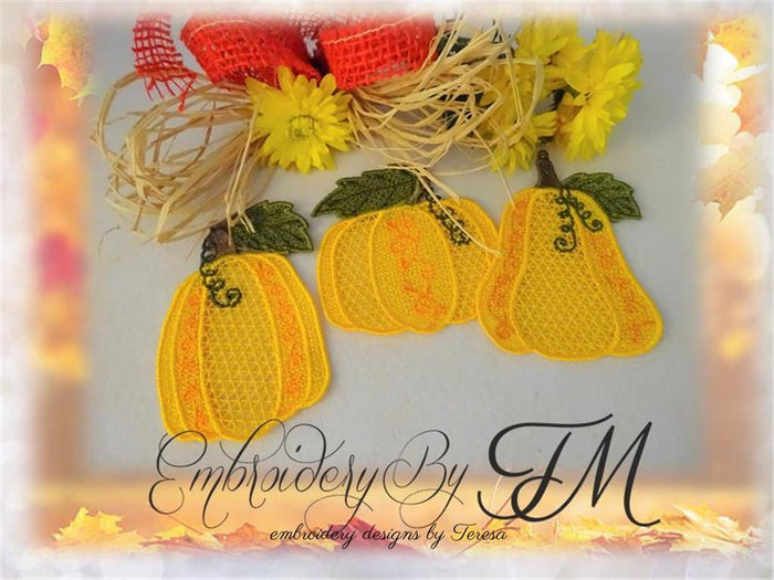Pumpkins FSL design / 4x4 hoop
