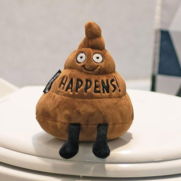 Punchkins Poop Emoji Plush Funny White Elephant Holiday Gift Toy Cute
