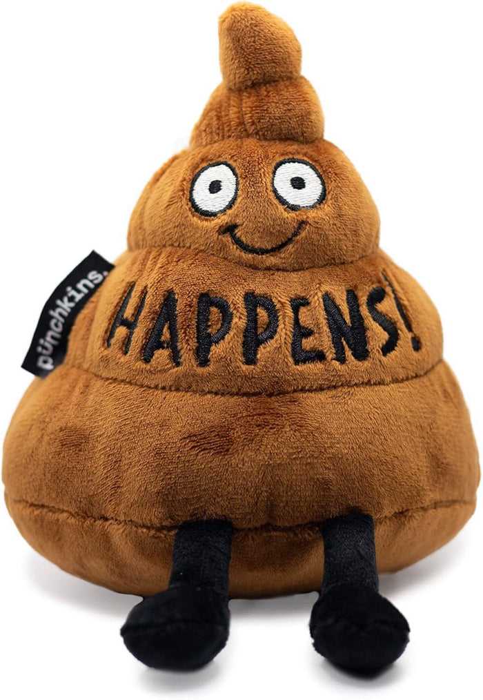 Punchkins Poop Emoji Plush Funny White Elephant Holiday Gift Toy Cute