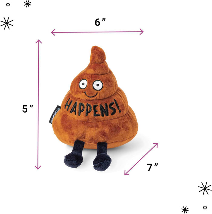Punchkins Poop Emoji Plush Funny White Elephant Holiday Gift Toy Cute