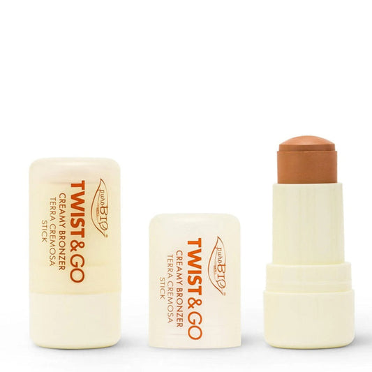purobio cosmetics – twist & go – creamy Bronzer stick 02
