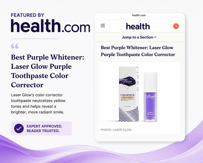 Purple toothpaste featured as a top purple whitener