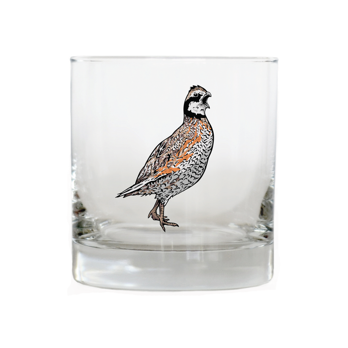 Quail Call Whiskey Glass