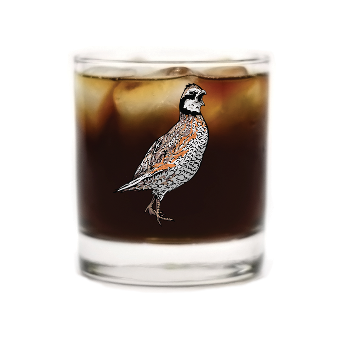 Quail Call Whiskey Glass