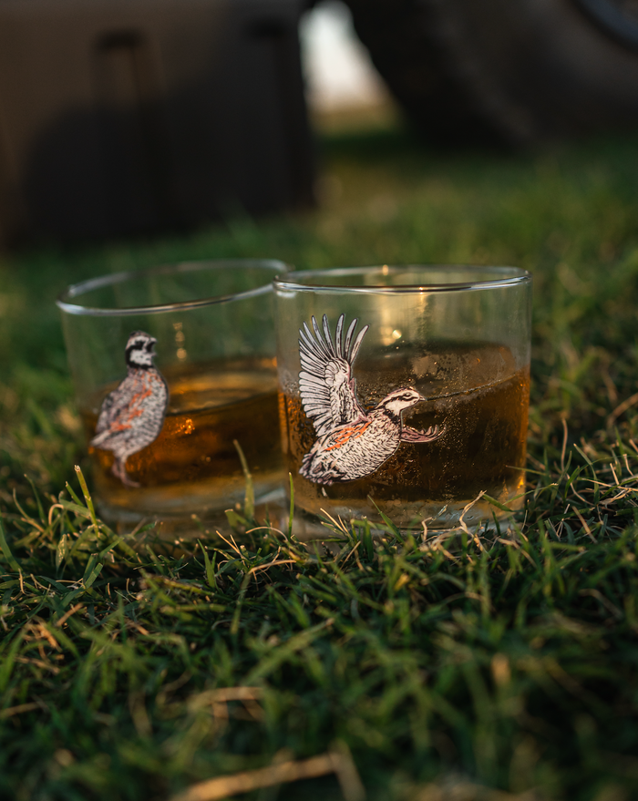 Quail Call Whiskey Glass