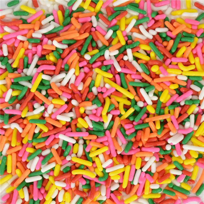Rainbow Jimmies Soap Decoration