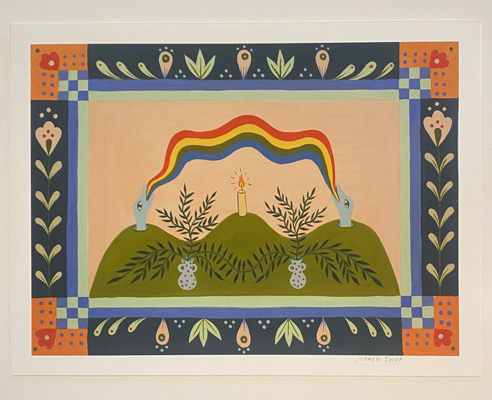 Rainbow Giclee - 9x12