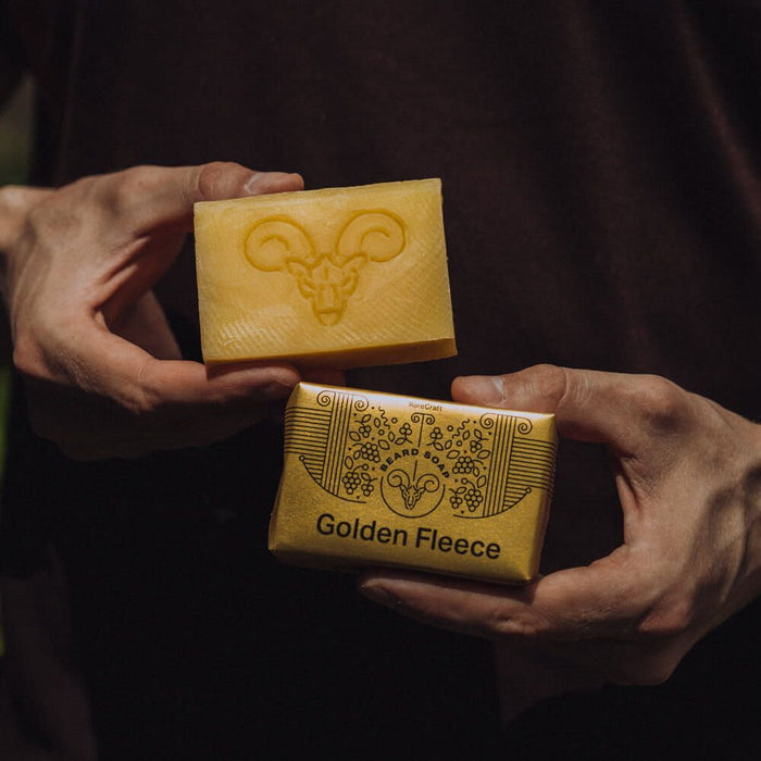 RareCraft Beard Soap Golden Fleece - Lockhart's Authentic Grooming Company, LLC