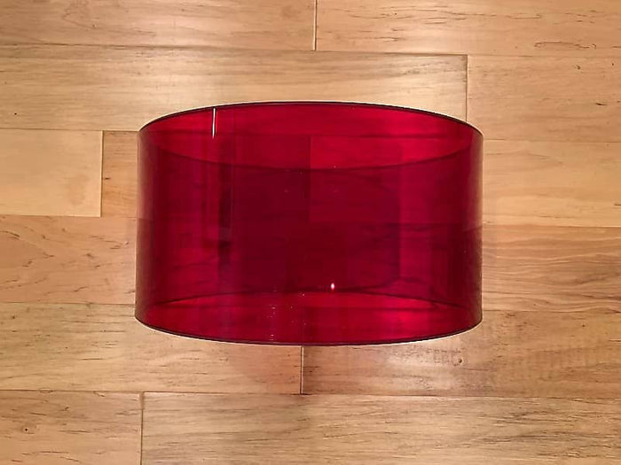 RCI 7x14 Red Acrylic Vistalite Snare Drum Shell