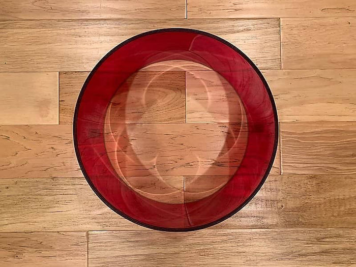RCI 7x14 Red Acrylic Vistalite Snare Drum Shell