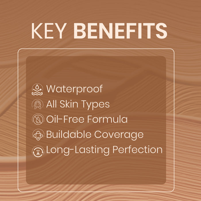 Colors Queen Real Base Oil Free Waterproof Foundation
