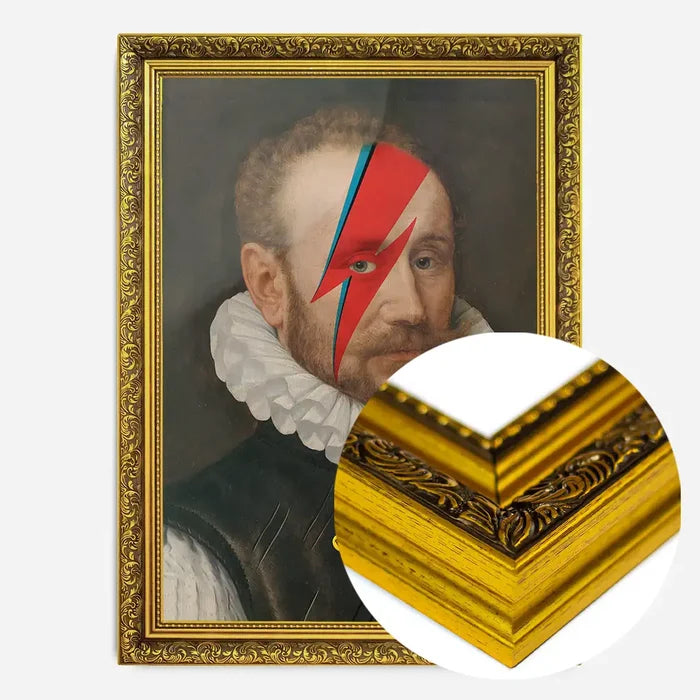 21x30cm | 8¼ x 11¾in / Gold Ornate Frame