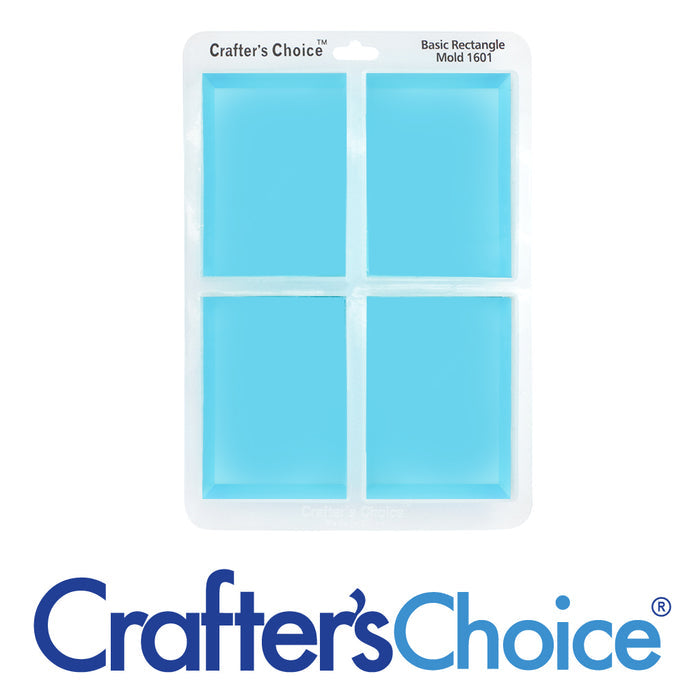 Rectangle Basic Silicone Soap Mold 1601