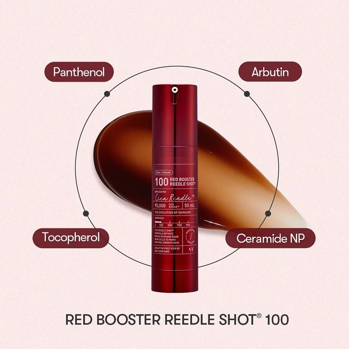 RED BOOSTER REEDLE SHOT 100 - Serum Intens Cu Micro - Ace Naturale Pentru Un Ten Luminos Si Ferm - skinseen.ro