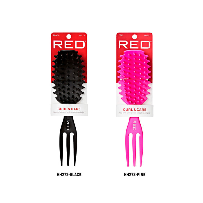 Red By Kiss Curl & Care Detangle Brush