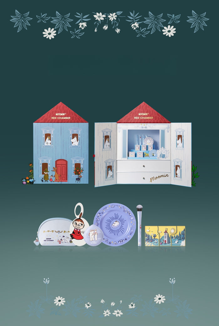 RED CHAMBER X Moomin Multi-use Makeup Cream & Highlighter & Lipstick T5757
