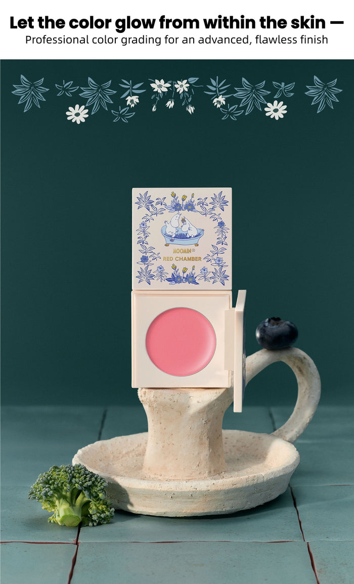RED CHAMBER X Moomin Multi-use Makeup Cream & Highlighter & Lipstick T5757