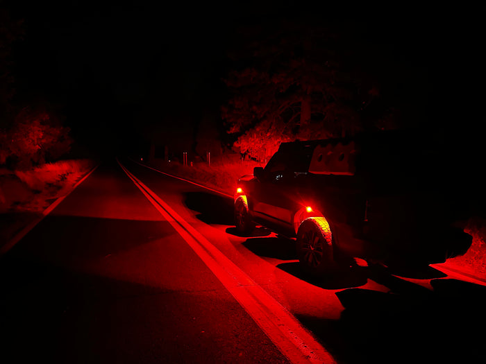 Red LED Rock Lights