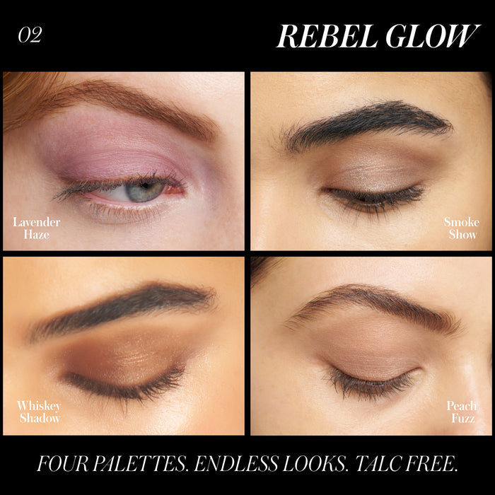 RMS Beauty-Redimension Hydra Eyes Quartet-Makeup-810170741531-PEP2-REBEL-GLOW-MODEL-QUAD-2000x2000-The Detox Market | Rebel Glow