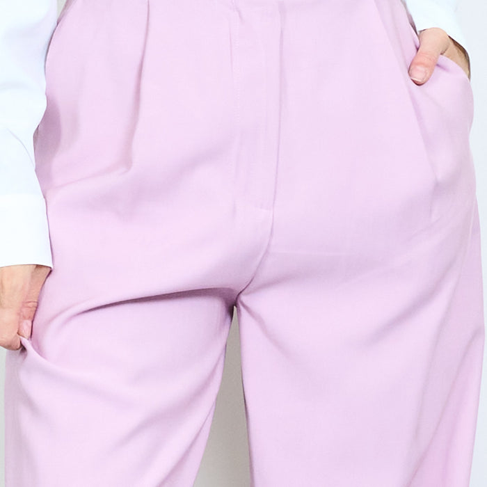 Relaxed wide leg high waist trouser wholesale