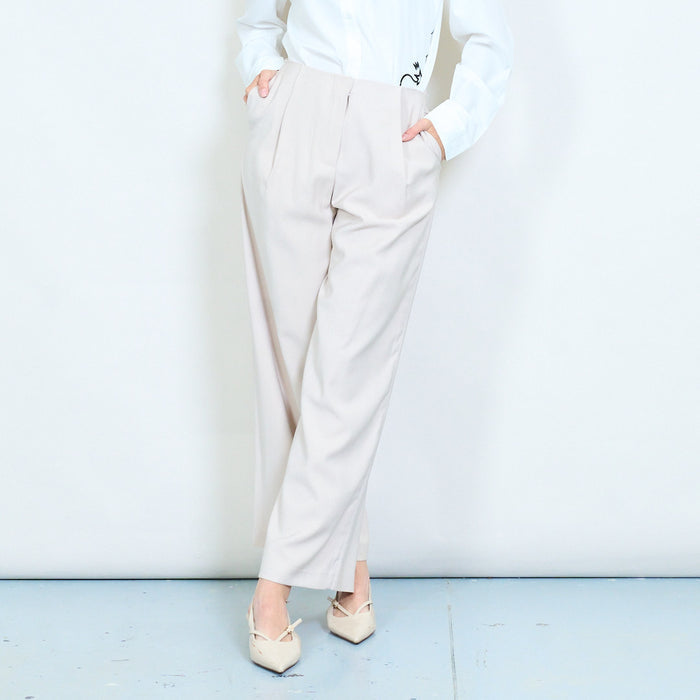 Relaxed wide leg high waist trouser wholesale