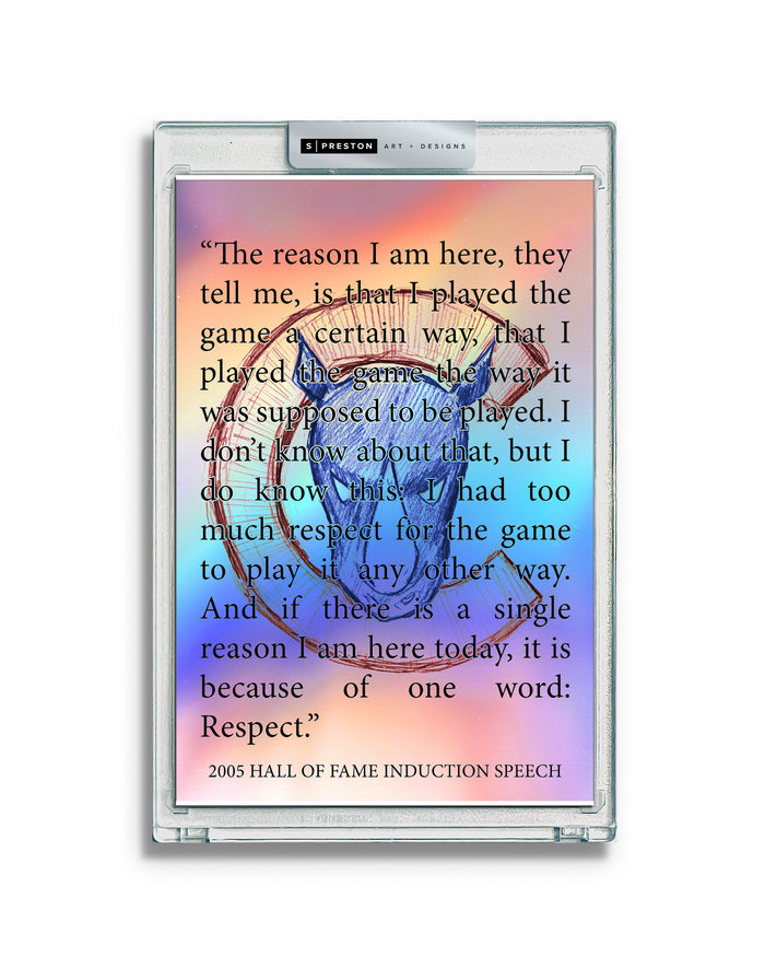HOF Quote Foil Variant LE 2