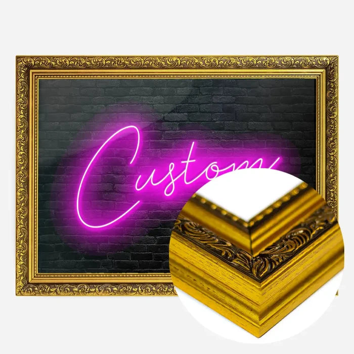 21x30cm | 8¼ x 11¾in / Gold Ornate Frame