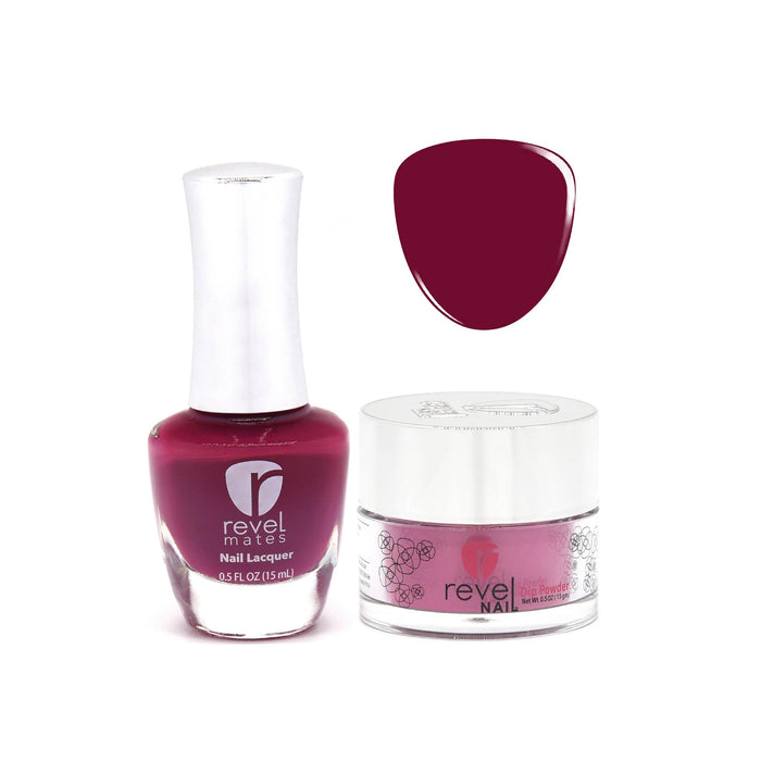 Revel Mates Duo | Dip + Polish | D338 Cabernet