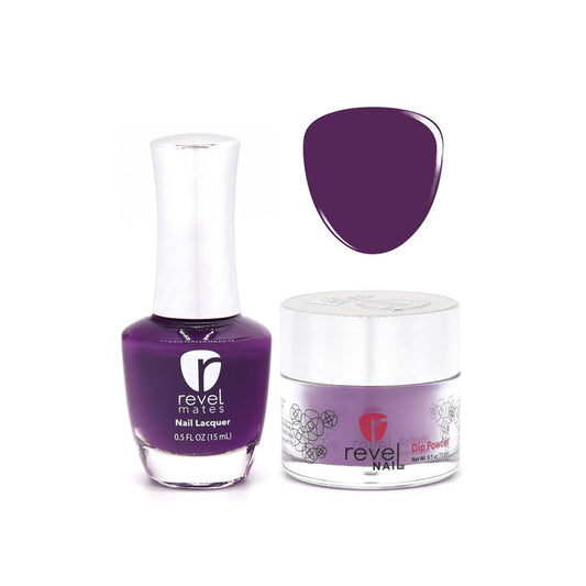 Revel Mates Duo | Dip + Polish | D357 Raven