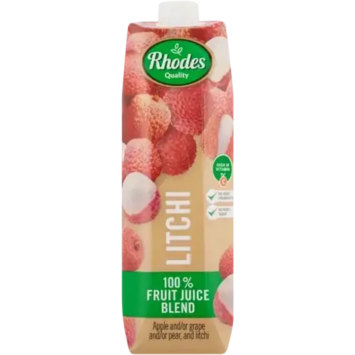 Rhodes Quality 100% Litchi Juice 1L
