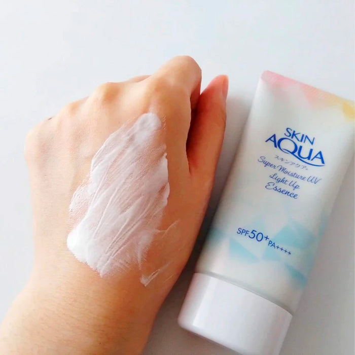 Rohto Skin Aqua Super Moisture Light Up UV Essence Sunscreen 50+ PA++++ 2.46oz/ 70g