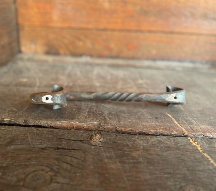 Round Scrolled Door Pull - Old West Iron