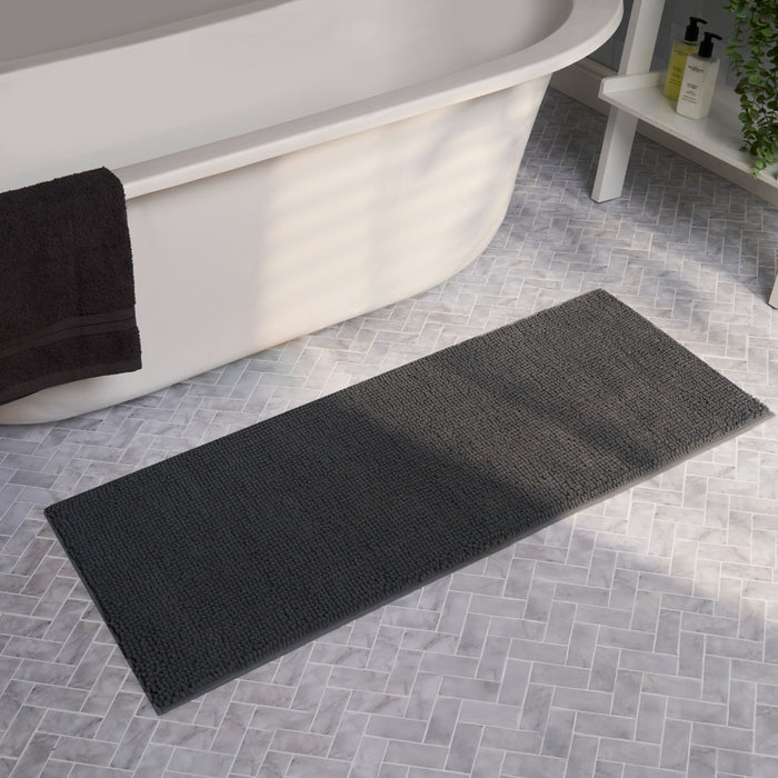 Runner Noodle Bath Mat - Charcoal 🇬🇧