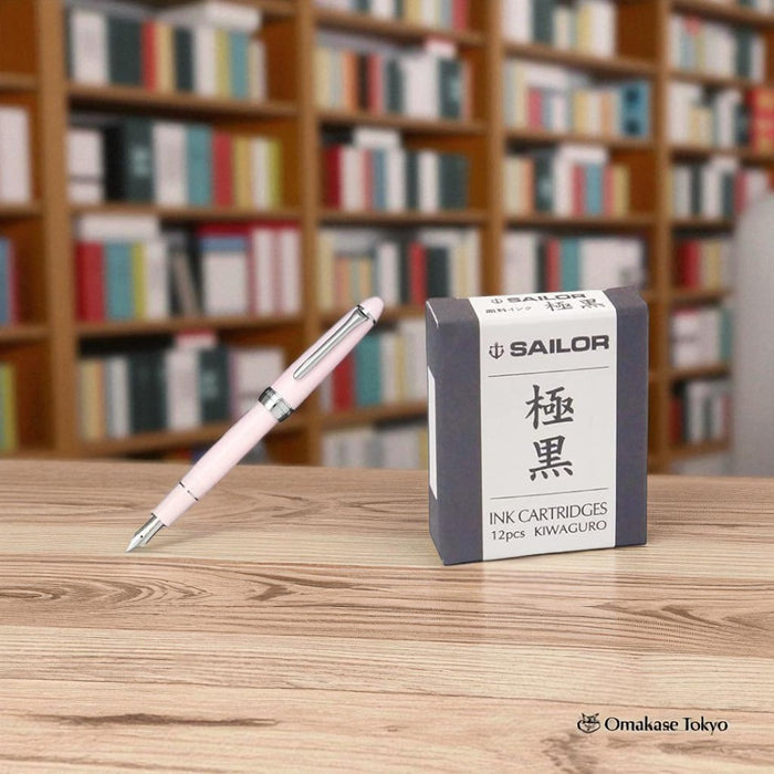 Sailor Shikiori Fountain Pen (Fine Nib) Pigment Cartridge Ink