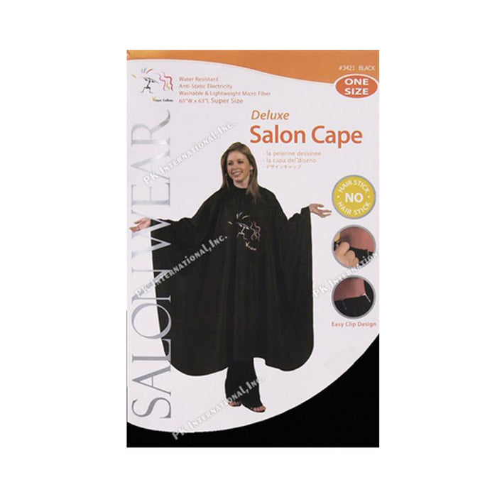 Salon Cape M/L Black